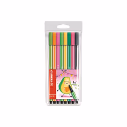 STABILO 106883148, Moyen, 8 couleurs, Multicolore, Pointe ogive, 1 mm, Multicolore