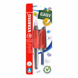 STABILO EASYbuddy, Corail, Rouge, Système de remplissage cartouche, Bleu, Ambidextre, Allemagne, 22 mm