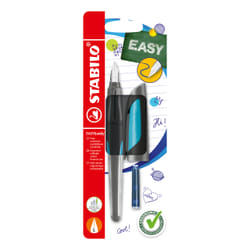 STABILO EASYbuddy stylo-plume Système de remplissage cartouche Noir, Bleu clair 1 pièce(s)