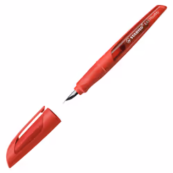 STABILO EASYbuddy stylo-plume Système de remplissage cartouche Corail, Rouge 1 pièce(s)