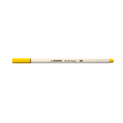 STABILO Pen 68 brush stylo-feutre Moyen Jaune 1 pièce(s)