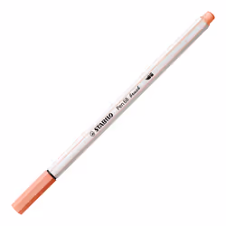 STABILO Pen 68 brush, 1 couleurs, Beige, Pointe du marqueur, Fibre, Beige, Blanc, Hexagonal