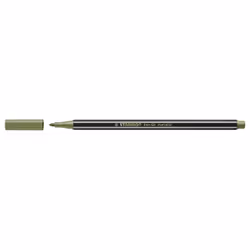 STABILO Pen 68 metallic, Moyen, 1 couleurs, Vert clair, Pointe ogive, 1,4 mm, Noir, Vert