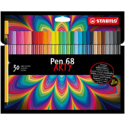 STABILO Pen 68 ARTY stylo-feutre Moyen Multicolore 30 pièce(s)