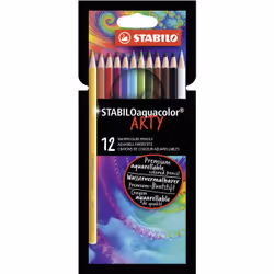STABILO aquacolor ARTY, Multicolore, 12 pièce(s)