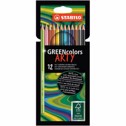 STABILO GREENcolors ARTY, Multicolore, 12 pièce(s)