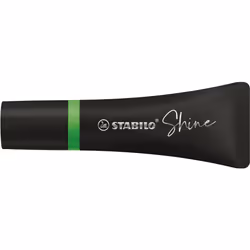 STABILO Shine, 1 pièce(s), Vert, Pointe biseautée, Noir, Vert, Tube, 2 mm