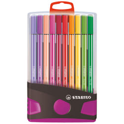 STABILO Pen 68 stylo-feutre Multicolore 20 pièce(s)