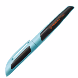 STABILO Flow SPORTY, Bleu, Système de remplissage cartouche, Acier inoxydable, Moyen, Allemagne, 18 mm