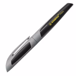 STABILO Flow ACTIVE, Gris, Système de remplissage cartouche, Acier inoxydable, Moyen, Allemagne, 18 mm