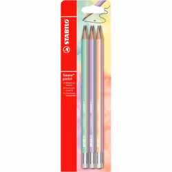 STABILO Swano Pastel, HB, Multicolore, Hexagonal, Loisir, Bureau, École, 2,2 mm, Ampoule