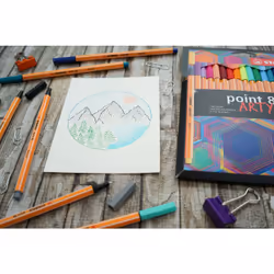 STABILO Point 88 ARTY stylo fin Couleurs assorties 18 pièce(s) - Vue supplémentaire 5
