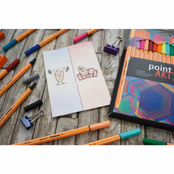 STABILO Point 88 ARTY stylo fin Couleurs assorties 18 pièce(s) - Vue supplémentaire 6