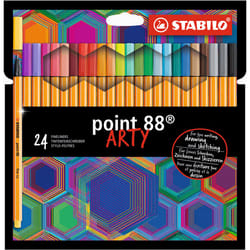 STABILO point 88 ARTY stylo fin Multicolore 24 pièce(s)