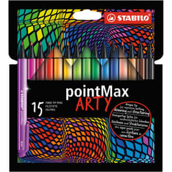 STABILO pointMax ARTY stylo fin Moyen Multicolore 15 pièce(s)