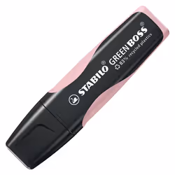 STABILO GREEN BOSS, 1 pièce(s), Rose, Pointe biseautée, Noir, Rose, Plastique, 2 mm