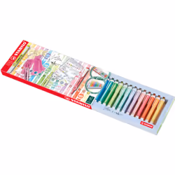 STABILO swing cool Deskset marqueur indélébile Bleu, Vert, Orange, Pastel, Rose, Rouge, Jaune 18 pièce(s)