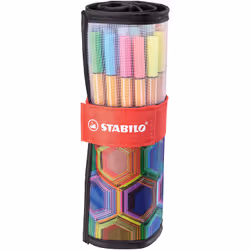 STABILO point 88, Multicolore, Fin, Multicolore, Plastique, Hexagonal, 0,4 mm