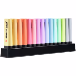 STABILO Boss Original Pastel marqueur 15 pièce(s) Pointe biseautée Multicolore