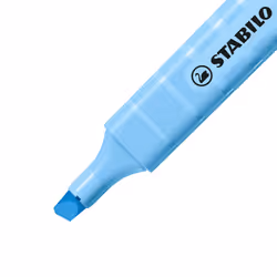 STABILO swing cool Pastel marqueur 1 pièce(s) Pointe biseautée Bleu - Vue supplémentaire 2