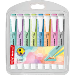 STABILO swing cool Pastel marqueur 8 pièce(s) Pointe biseautée Multicolore