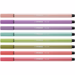 STABILO Pen 68 stylo-feutre Couleurs assorties 8 pièce(s)