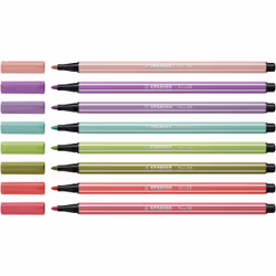 STABILO Pen 68 stylo-feutre Couleurs assorties 8 pièce(s)