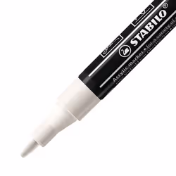 STABILO FREE Acrylic marqueur 1 pièce(s) Blanc