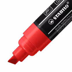 STABILO FREE Acrylic marqueur 1 pièce(s) Pointe biseautée Carmin