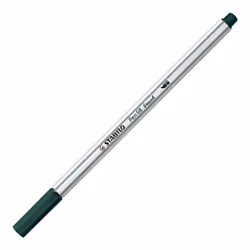 STABILO Pen 68 brush, 1 couleurs, Vert, Pointe du marqueur, Fibre, Vert, Blanc, Hexagonal