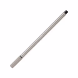 STABILO Pen 68, 1 couleurs, Gris, Pointe ogive, 1 mm, Gris, Hexagonal