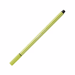 STABILO Pen 68, 1 couleurs, Citron vert, Pointe ogive, 1 mm, Citron vert, Hexagonal