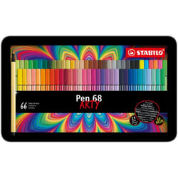 STABILO Pen 68 ARTY stylo-feutre Moyen Multicolore 65 pièce(s)