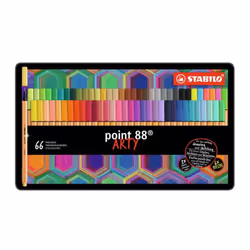 STABILO point 88 ARTY, Multicolore, Multicolore, Hexagonal, Métal, 0,4 mm, Allemagne