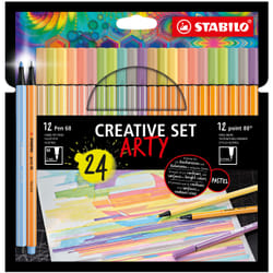 STABILO Creative Set ARTY stylo fin Couleurs assorties 24 pièce(s)