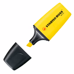 STABILO BOSS Mini marqueur 3 pièce(s) Pointe biseautée Vert, Orange, Jaune