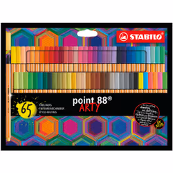 STABILO Point 88 ARTY, Multicolore, Multicolore, Hexagonal, Métal, 0,4 mm, Allemagne