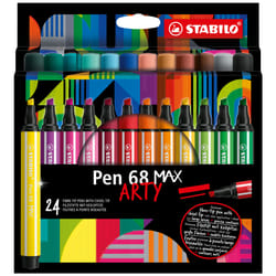 STABILO Pen 68 MAX stylo-feutre Couleurs assorties 24 pièce(s)