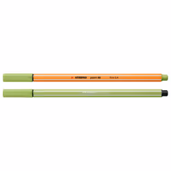 STABILO Pastellove stylo-feutre Moyen Blush, Gris, Vert clair, Orange clair, Turquoise, Jaune