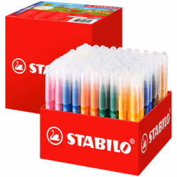 STABILO 980/140-02, Bold, 16 couleurs, Pointe ogive, 3 mm, Rond, Plastique