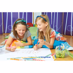 STABILO Trio A–Z stylo-feutre Fin Abricot (couleur), Bleu, Carmin, Gris foncé, Vert, Gris, Ocre, Orange, Violet, Jaune
