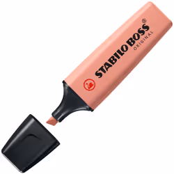 STABILO BOSS ORIGINAL NatureColors, 1 pièce(s), Marron, 18 an(s), Pointe biseautée, Noir, Marron, Plastique