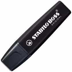 STABILO BOSS ORIGINAL marqueur 10 pièce(s) Pointe biseautée Noir - Vue supplémentaire 3