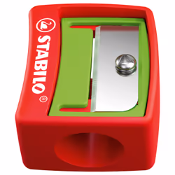 STABILO woody 3 in 1 Taille crayon manuel Rouge - Vue supplémentaire 4
