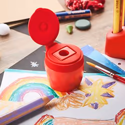 STABILO woody 3 in 1 Taille crayon manuel Rouge - Vue supplémentaire 8