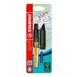 STABILO Grow stylo-plume Système de remplissage cartouche Vert, Chêne 1 pièce(s)