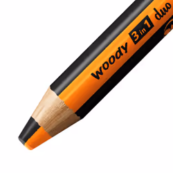 STABILO woody 3 in 1 duo Noir, Orange 1 pièce(s)