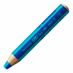 STABILO woody 3 in 1 duo, Turquoise, Ultramarine, 1 pièce(s)
