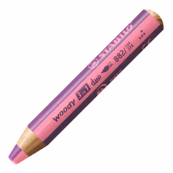 STABILO woody 3 in 1 duo, Lilas, Rose, 1 pièce(s)