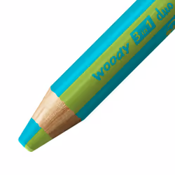 STABILO woody 3 in 1 duo Vert clair, Turquoise 1 pièce(s)